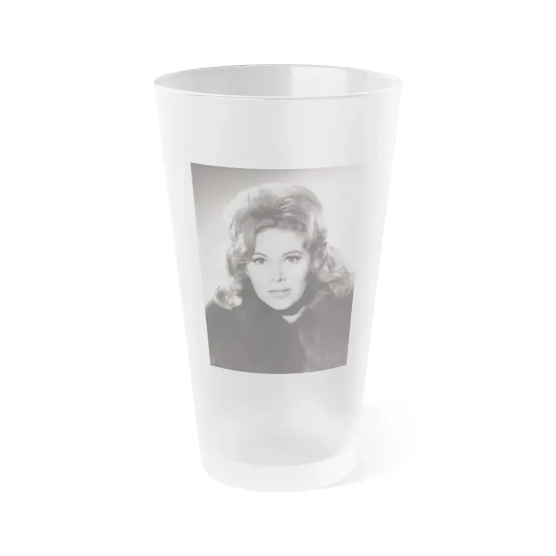 Jill St. John #294 (Vintage Female Icon) Frosted Pint Glass 16oz 16oz Frosted - Go Mug Yourself