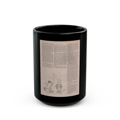 Jill St. John #305 - Escapade Mag. July '57 - Rest ofArticle (Vintage Female Icon) Black Coffee Mug - Go Mug Yourself
