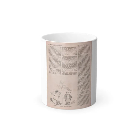 Jill St. John #305 - Escapade Mag. July '57 - Rest ofArticle (Vintage Female Icon) Color Changing Coffee Mug 11oz - Go Mug Yourself