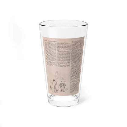 Jill St. John #305 - Escapade Mag. July '57 - Rest ofArticle (Vintage Female Icon) Pint Glass 16oz 16oz - Go Mug Yourself