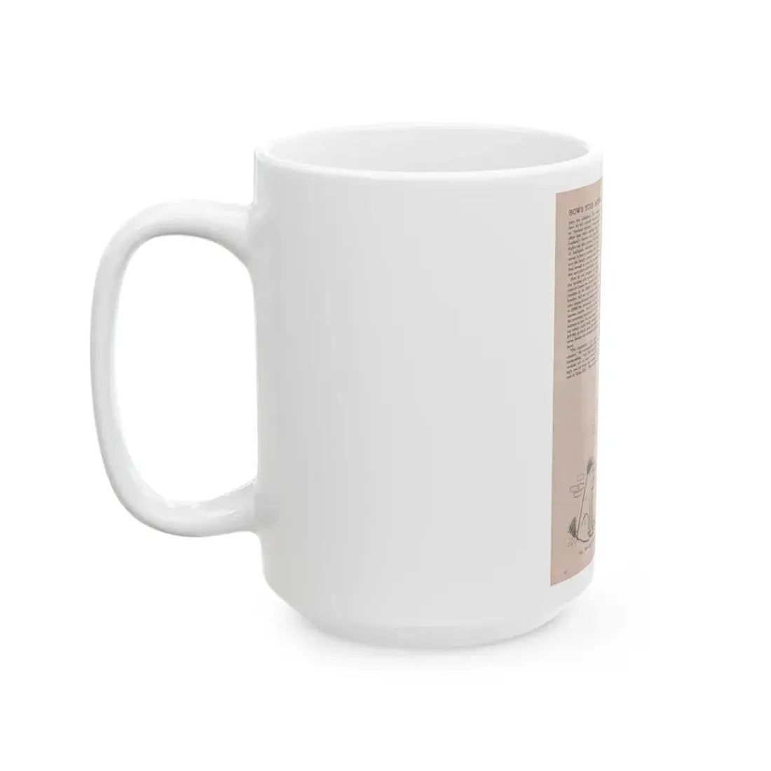 Jill St. John #305 - Escapade Mag. July '57 - Rest ofArticle (Vintage Female Icon) White Coffee Mug - Go Mug Yourself