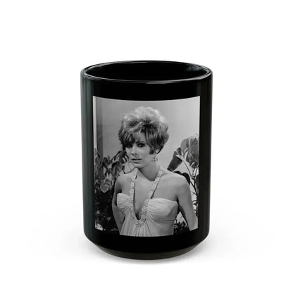 Jill St. John #313 (Vintage Female Icon) Black Coffee Mug 15oz - Go Mug Yourself