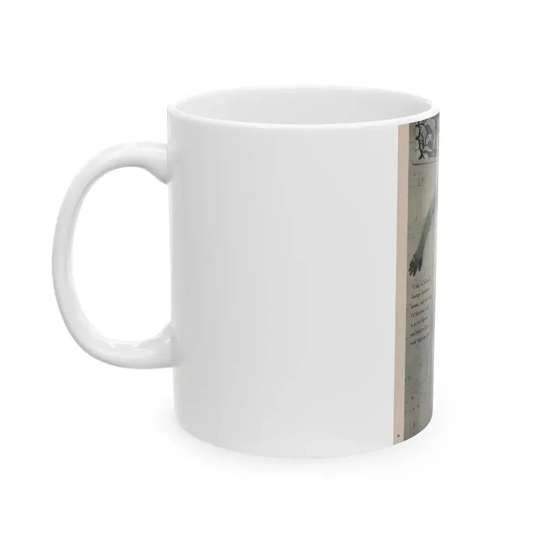 Jill St. John #315 - MALE Mag. Sept. '58 - 1 Page, 1 B&W Photo & Caption (Vintage Female Icon) White Coffee Mug - Go Mug Yourself