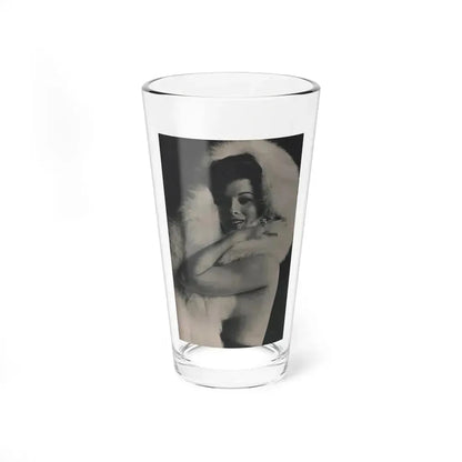 Jill St. John #316 - MALE Mag. Sept. '58 - 1 Page, 1 B&W Photo (Vintage Female Icon) Pint Glass 16oz 16oz - Go Mug Yourself