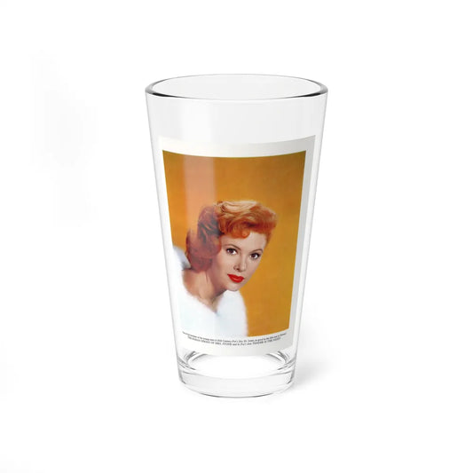 Jill St. John #323 - 7x9.5 Late 50's Color Glamour Portrait Photo Magazine Page (Vintage Female Icon) Pint Glass 16oz 16oz - Go Mug Yourself