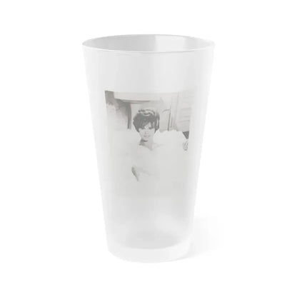 Jill St. John #326 (Vintage Female Icon) Frosted Pint Glass 16oz 16oz Frosted - Go Mug Yourself