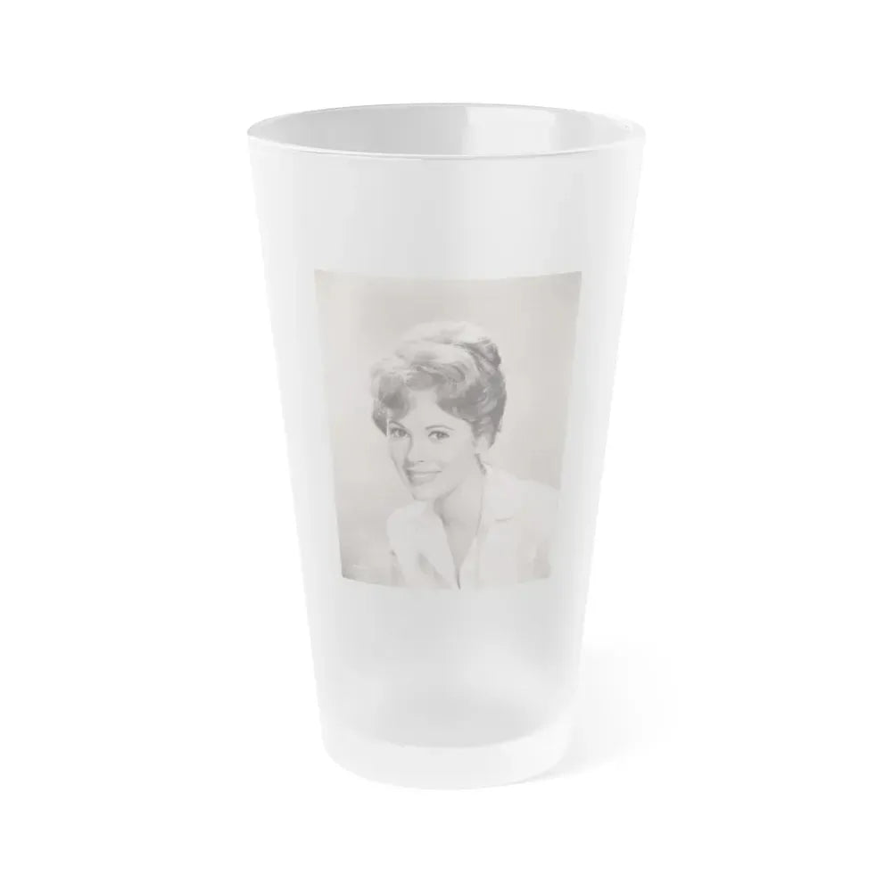 Jill St. John #331 (Vintage Female Icon) Frosted Pint Glass 16oz 16oz Frosted - Go Mug Yourself