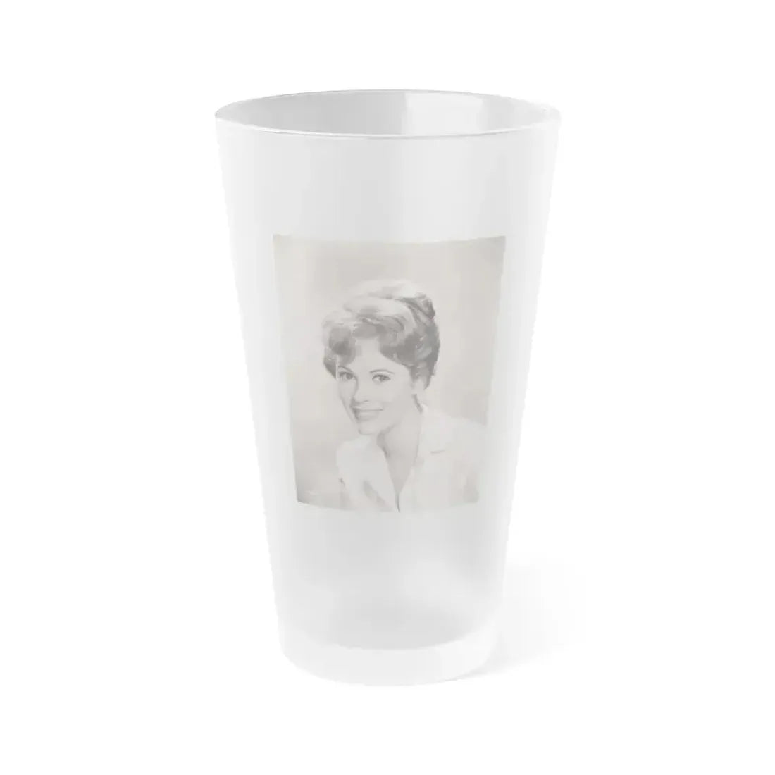 Jill St. John #331 (Vintage Female Icon) Frosted Pint Glass 16oz 16oz Frosted - Go Mug Yourself