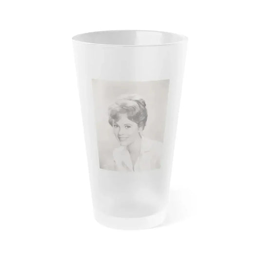 Jill St. John #331 (Vintage Female Icon) Frosted Pint Glass 16oz 16oz Frosted - Go Mug Yourself