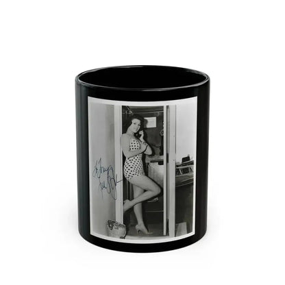 Jill St. John #332 (Vintage Female Icon) Black Coffee Mug 11oz - Go Mug Yourself