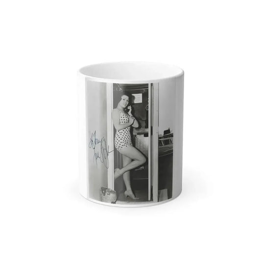 Jill St. John #332 (Vintage Female Icon) Color Changing Coffee Mug 11oz - Go Mug Yourself