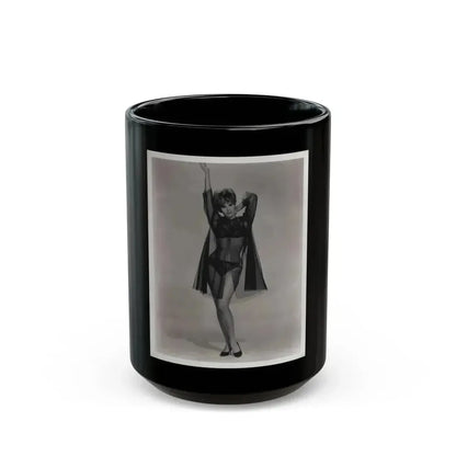 Jill St. John #335 - 8x10 B&W 60's Era HQ Reprint Photo (Vintage Female Icon) Black Coffee Mug 15oz - Go Mug Yourself