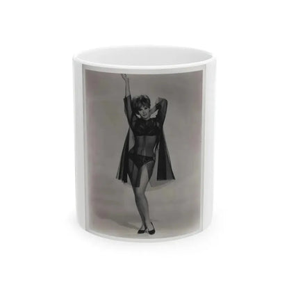 Jill St. John #335 - 8x10 B&W 60's Era HQ Reprint Photo (Vintage Female Icon) White Coffee Mug 11oz - Go Mug Yourself