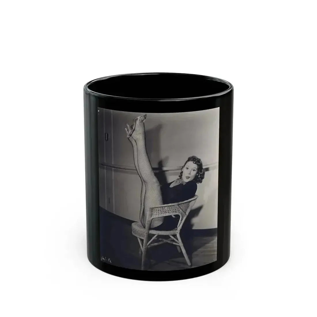 Jill St. John #38 (Vintage Female Icon) Black Coffee Mug 11oz - Go Mug Yourself