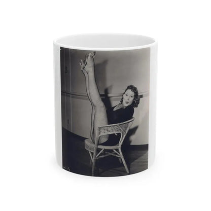 Jill St. John #38 (Vintage Female Icon) White Coffee Mug 11oz - Go Mug Yourself