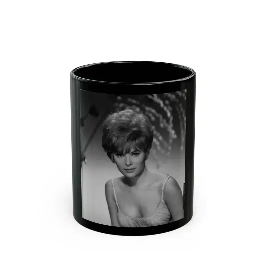 Jill St. John #86 (Vintage Female Icon) Black Coffee Mug 11oz - Go Mug Yourself