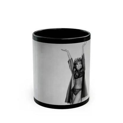 Jill St. John #99 (Vintage Female Icon) Black Coffee Mug 11oz - Go Mug Yourself