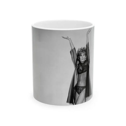 Jill St. John #99 (Vintage Female Icon) White Coffee Mug 11oz - Go Mug Yourself