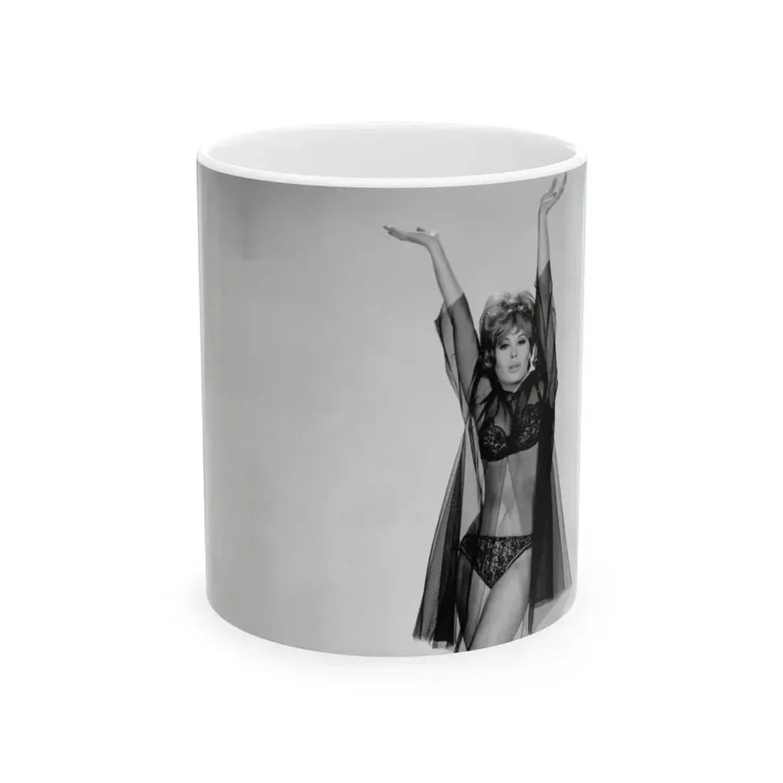 Jill St. John #99 (Vintage Female Icon) White Coffee Mug 11oz - Go Mug Yourself