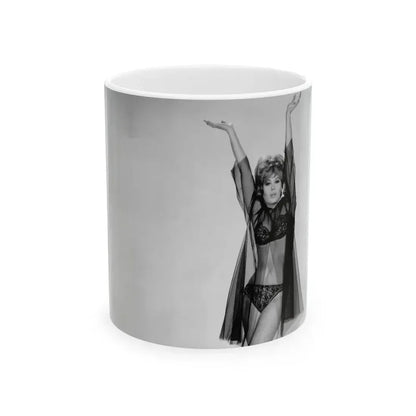 Jill St. John #99 (Vintage Female Icon) White Coffee Mug 11oz - Go Mug Yourself