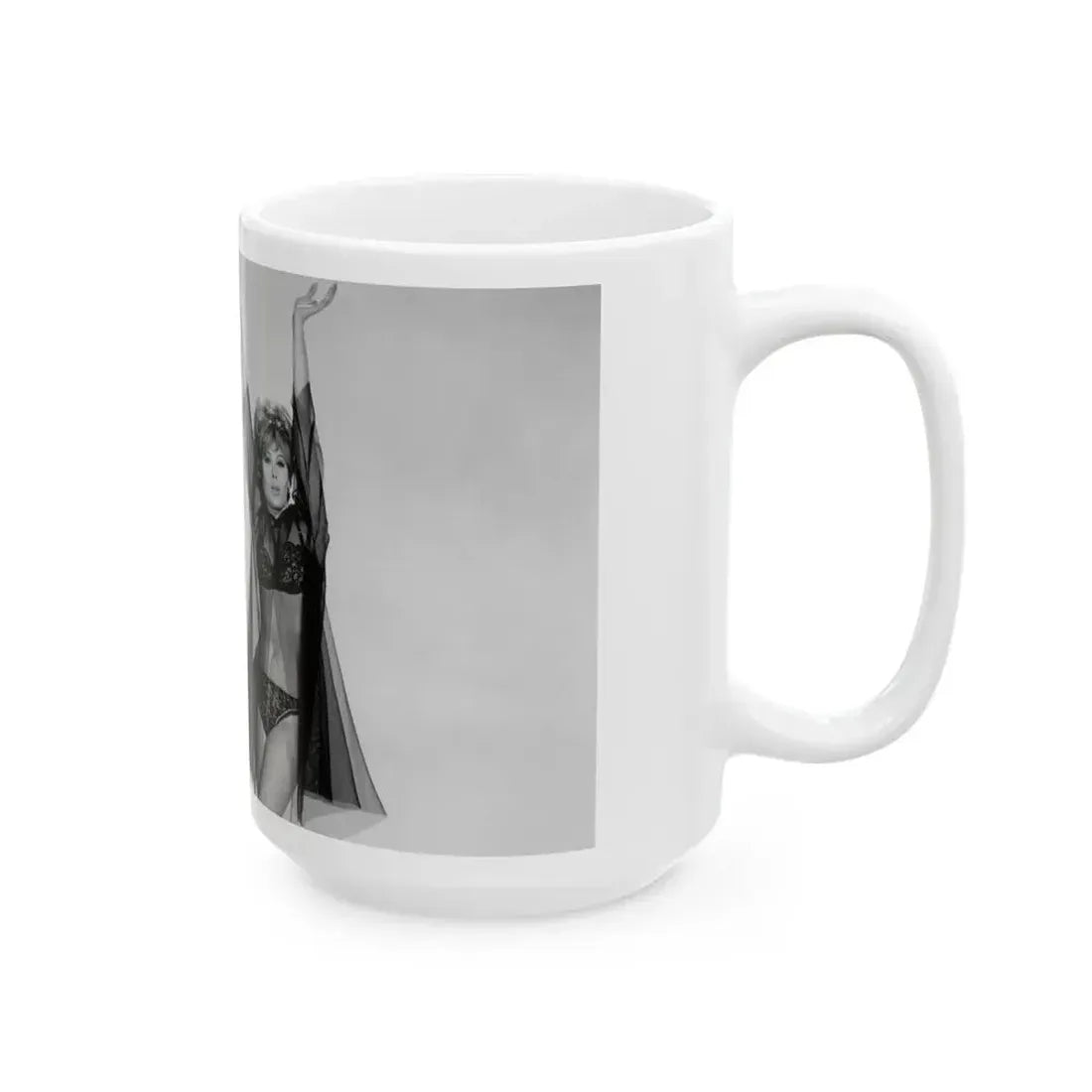 Jill St. John #99 (Vintage Female Icon) White Coffee Mug - Go Mug Yourself