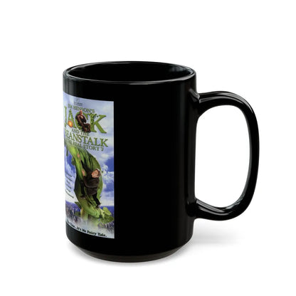 JIM HENSONS JACK AND THE BEANSTALK THE REAL STORY (VHS COVER) - Black Coffee Mug-Go Mug Yourself