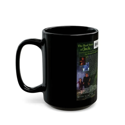 JIM HENSONS JACK AND THE BEANSTALK THE REAL STORY (VHS COVER) - Black Coffee Mug - Go Mug Yourself