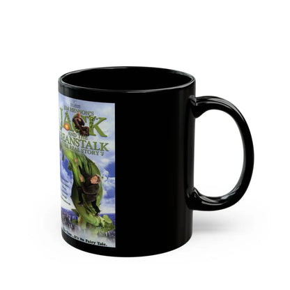 JIM HENSONS JACK AND THE BEANSTALK THE REAL STORY (VHS COVER) - Black Coffee Mug-Go Mug Yourself