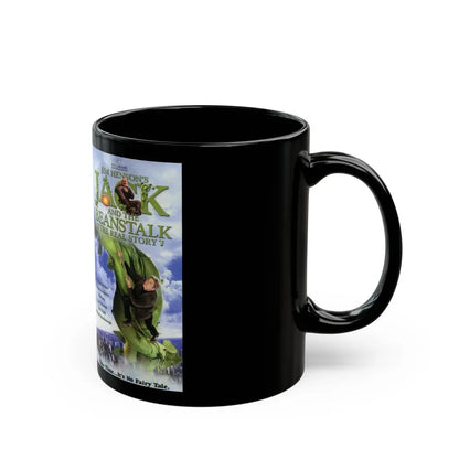 JIM HENSONS JACK AND THE BEANSTALK THE REAL STORY (VHS COVER) - Black Coffee Mug - Go Mug Yourself