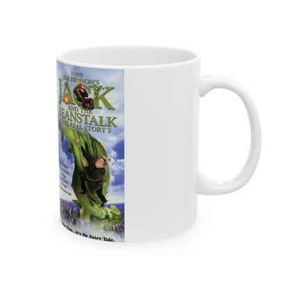 JIM HENSONS JACK AND THE BEANSTALK THE REAL STORY (VHS COVER) - White Coffee Mug-Go Mug Yourself