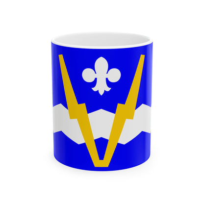 JJ Flag of Shawinigan (Canada) White Coffee Mug-11oz-Go Mug Yourself