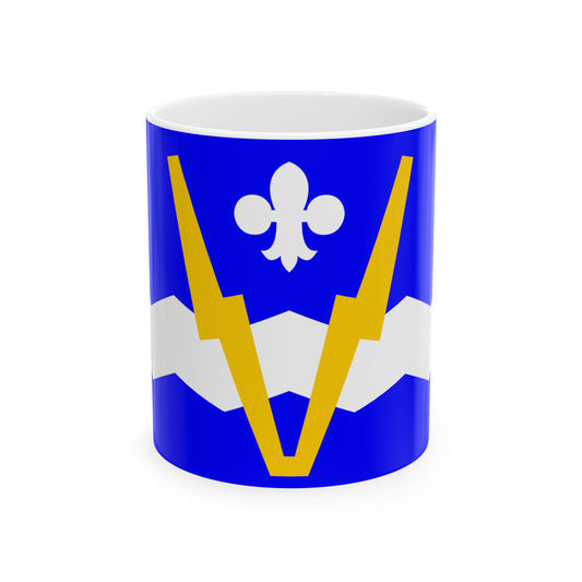 JJ Flag of Shawinigan (Canada) White Coffee Mug-11oz-Go Mug Yourself