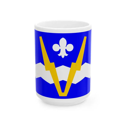 JJ Flag of Shawinigan (Canada) White Coffee Mug 15oz - Go Mug Yourself