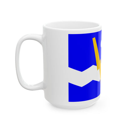 JJ Flag of Shawinigan (Canada) White Coffee Mug-Go Mug Yourself
