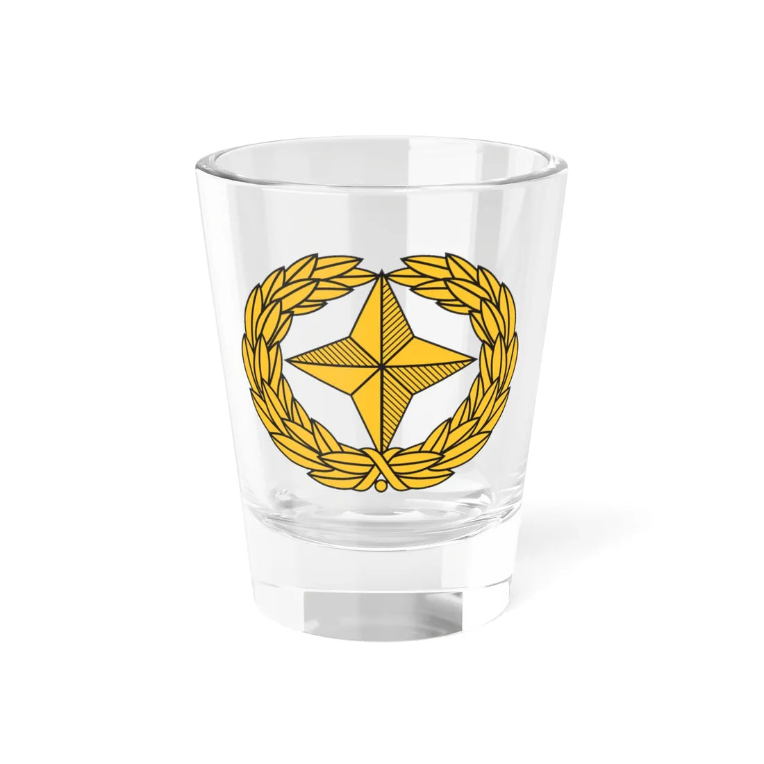 Jääkäriprikaatin joukko-osastotunnus (Finland) (Coat of Arms) Shot Glass 1.5oz 1.5oz - Go Mug Yourself