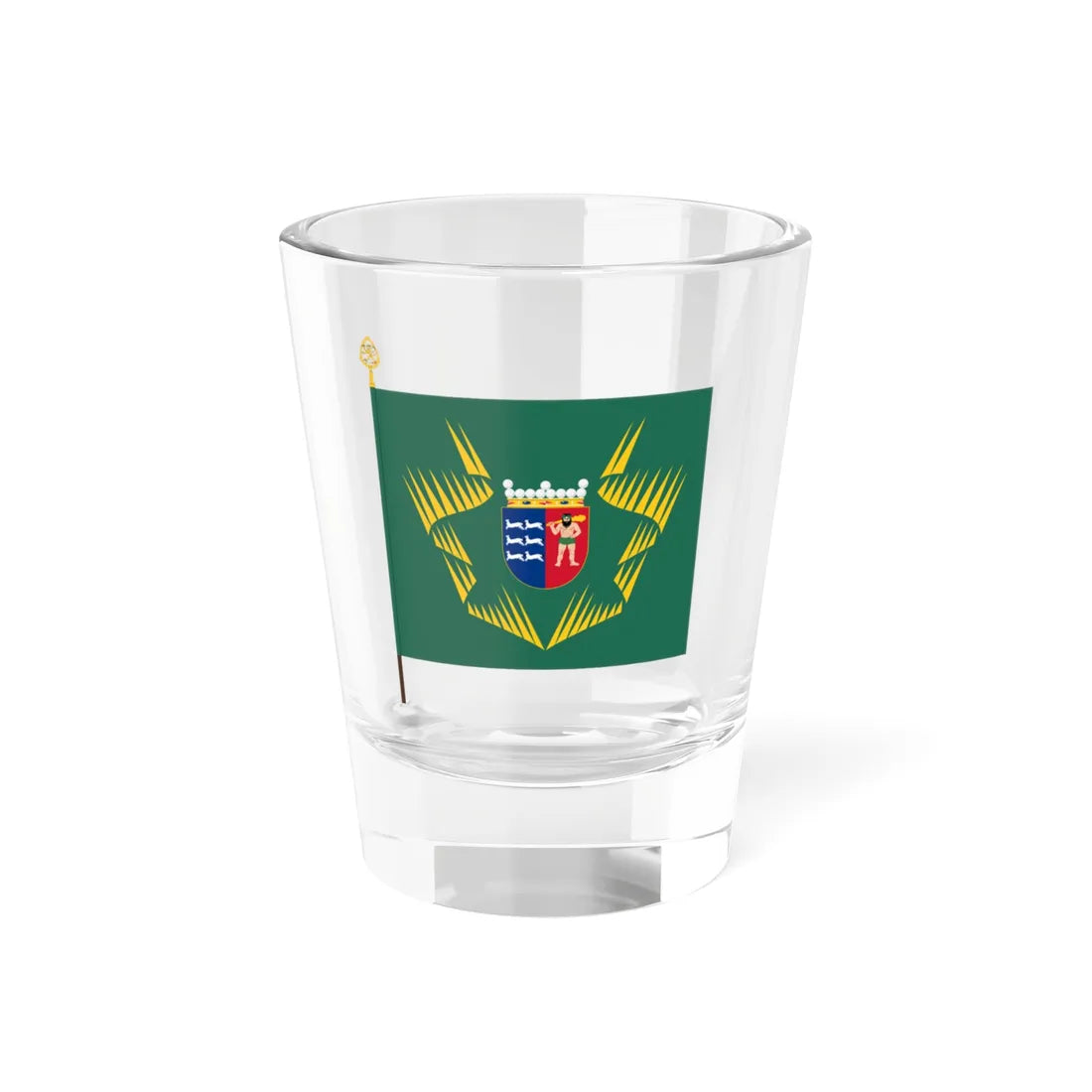 Jääkäriprikaatin lippu (Finland) Shot Glass 1.5oz 1.5oz - Go Mug Yourself