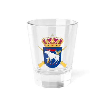 Jämtlands fältjägarregemente vapen (Sweden) (Coat of Arms) Shot Glass 1.5oz 1.5oz - Go Mug Yourself