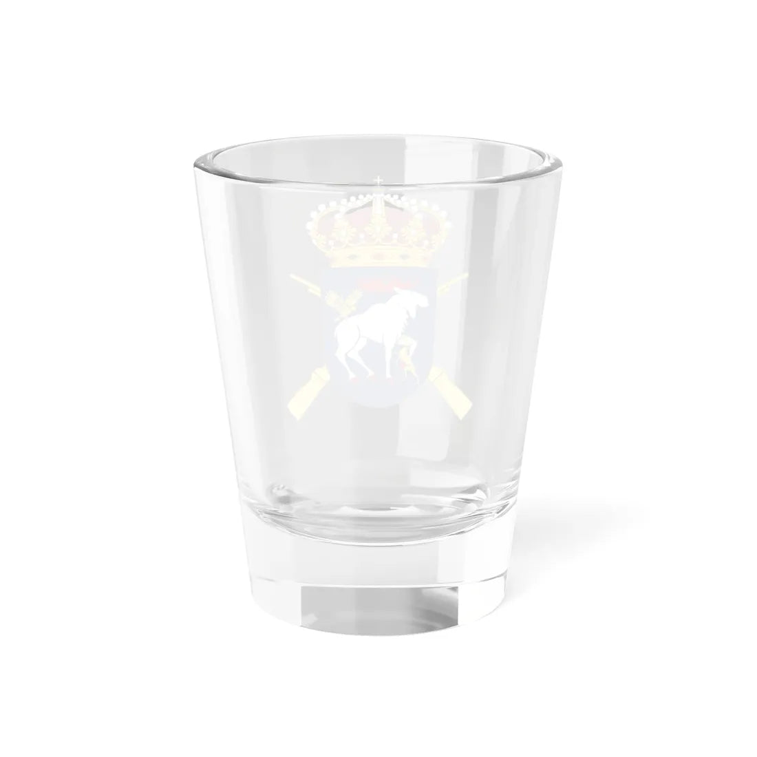 Jämtlands fältjägarregemente vapen (Sweden) (Coat of Arms) Shot Glass 1.5oz - Go Mug Yourself