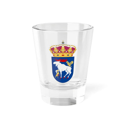 Jämtlands flygflottilj vapen pre 1994 (Sweden) (Coat of Arms) Shot Glass 1.5oz 1.5oz - Go Mug Yourself