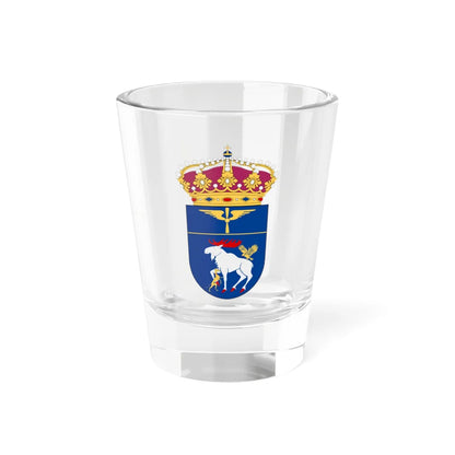 Jämtlands flygflottilj vapen (Sweden) (Coat of Arms) Shot Glass 1.5oz 1.5oz - Go Mug Yourself