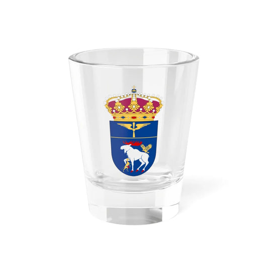 Jämtlands flygflottilj vapen (Sweden) (Coat of Arms) Shot Glass 1.5oz 1.5oz - Go Mug Yourself