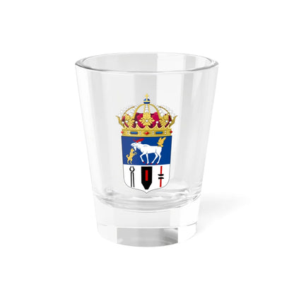 Jämtlands läns vapen crowned (Sweden) (Coat of Arms) Shot Glass 1.5oz 1.5oz - Go Mug Yourself