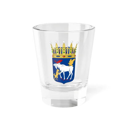 Jämtlands vapen crowned (Sweden) (Coat of Arms) Shot Glass 1.5oz 1.5oz - Go Mug Yourself