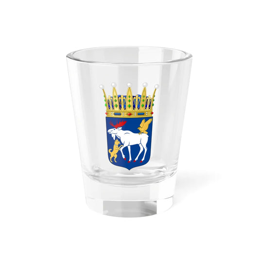 Jämtlands vapen crowned (Sweden) (Coat of Arms) Shot Glass 1.5oz 1.5oz - Go Mug Yourself