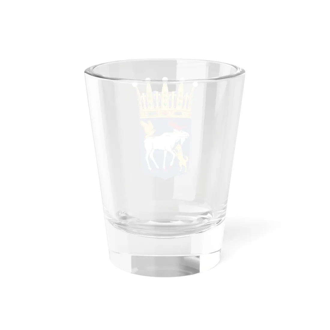 Jämtlands vapen crowned (Sweden) (Coat of Arms) Shot Glass 1.5oz - Go Mug Yourself