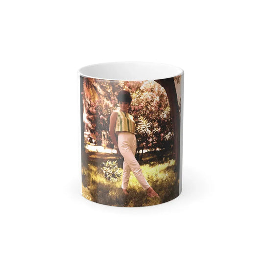 Joan Collins #01 (Vintage Female Icon) Color Changing Coffee Mug 11oz - Go Mug Yourself