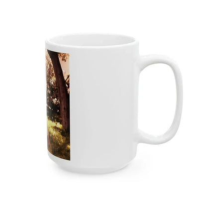 Joan Collins #01 (Vintage Female Icon) White Coffee Mug - Go Mug Yourself