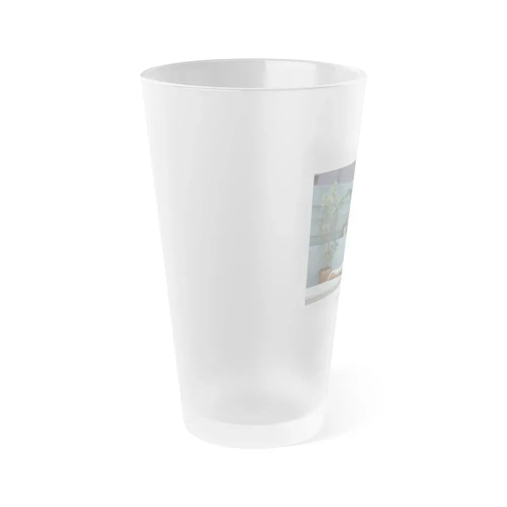 Joan Collins #02 (Vintage Female Icon) Frosted Pint Glass 16oz - Go Mug Yourself