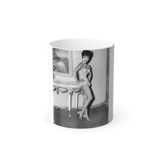 Joan Collins #07 (Vintage Female Icon) Color Changing Coffee Mug 11oz - Go Mug Yourself