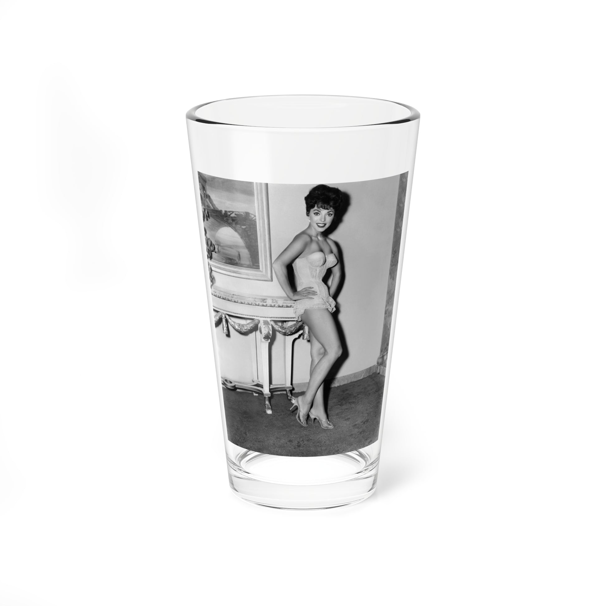 Joan Collins #07 (Vintage Female Icon) Pint Glass 16oz-16oz-Go Mug Yourself